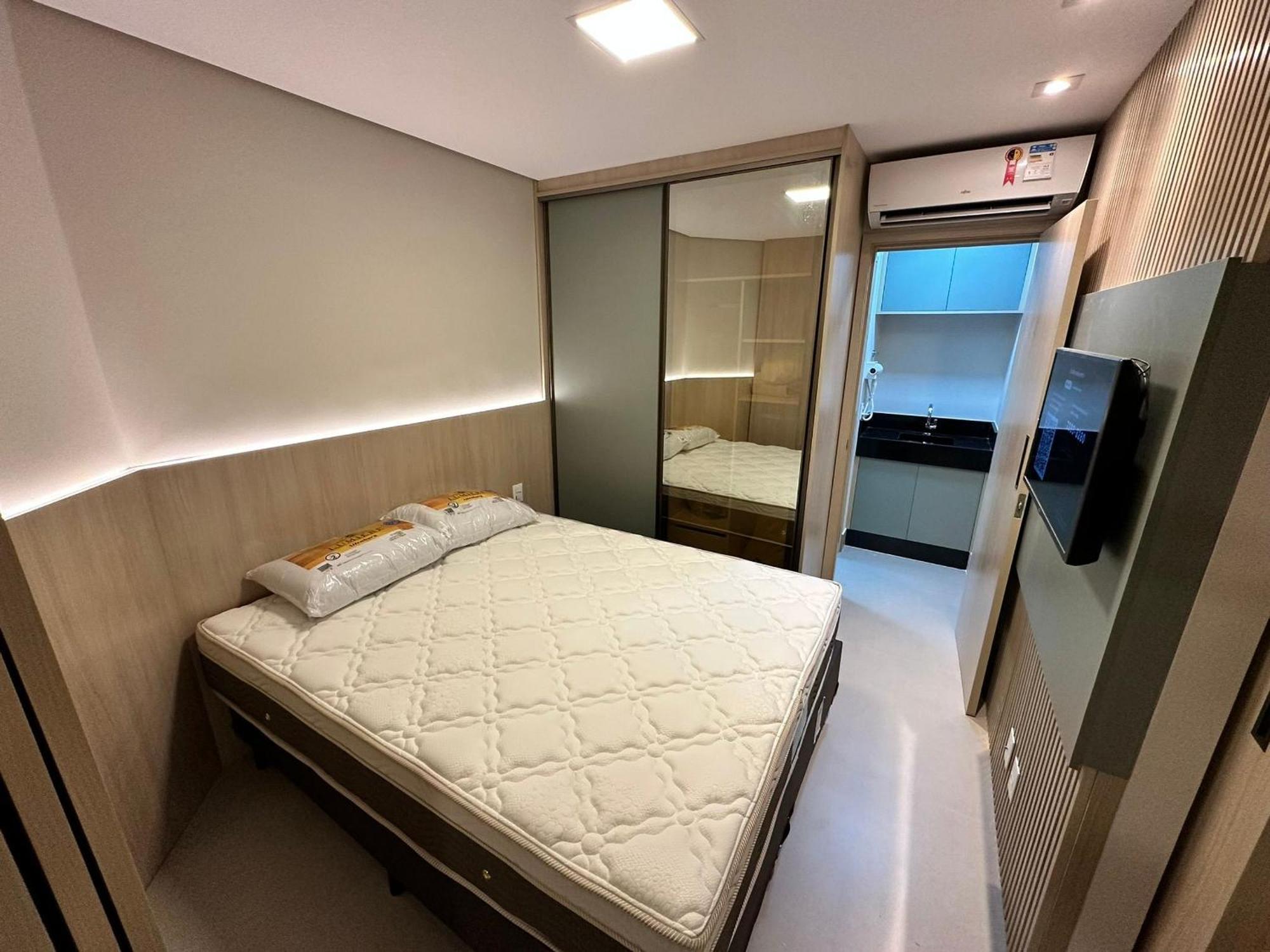 Апартаменты Residencial Estanconfor Com Vista Mar 2 Ac E Garagem Сантос Экстерьер фото