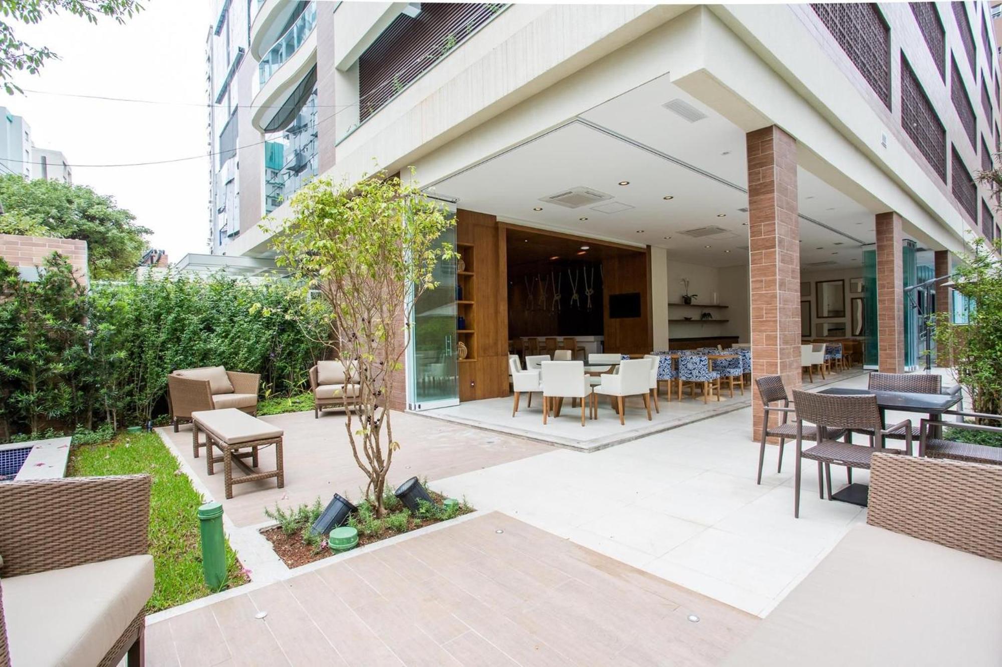 Апартаменты Residencial Estanconfor Com Vista Mar 2 Ac E Garagem Сантос Экстерьер фото